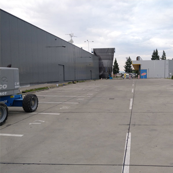 TESCO Nové Mesto nad Váhom, realizácia HIMM Building